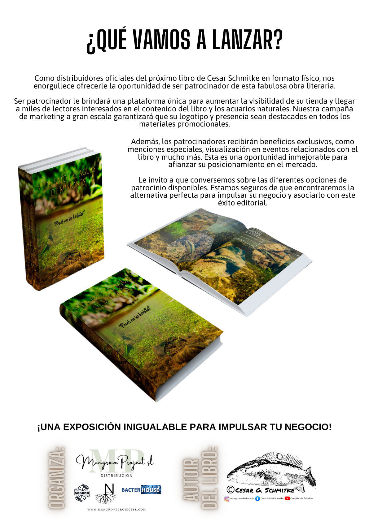 Patrocinio libro: Vida bajo el agua de Misiones